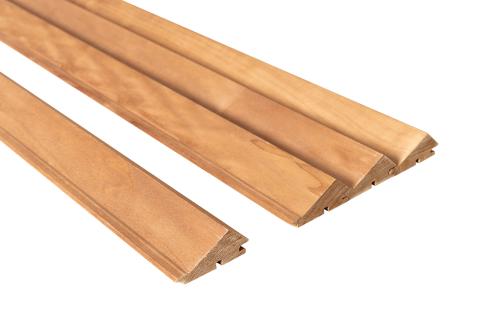 Lamele do wnętrz/do sauny thermo osika WAVE Thermory 28x65 Select