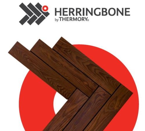 Deska tarasowa thermo jesion Herringbone Thermory 