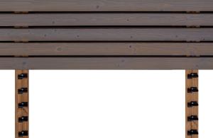 Deska elewacyjna malowana Vivid Silvered Dark C7J Thermory 20x65 kl.A
