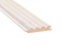 Lamele malowane do sauny/do wnętrz osika SRP Thermory 15x82 klolor biały