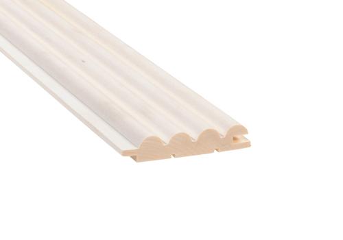 Lamele malowane do sauny/do wnętrz osika SRP Thermory 15x82 klolor biały