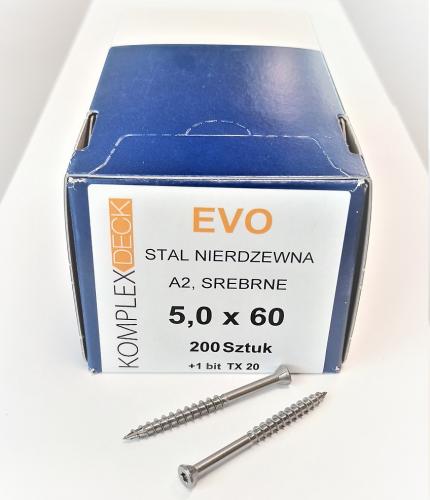 Wkręty do desek tarasowych KomplexDeck EVO A2