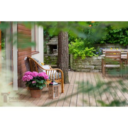 Deska tarasowa thermo sosna D45J Thermory GRAD 26x118 kl. A