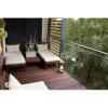 Deska tarasowa ryflowana thermo jesion D32 Thermory 20x132 Select