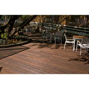 Deska tarasowa ryflowana thermo jesion D32 Thermory 20x132 Select