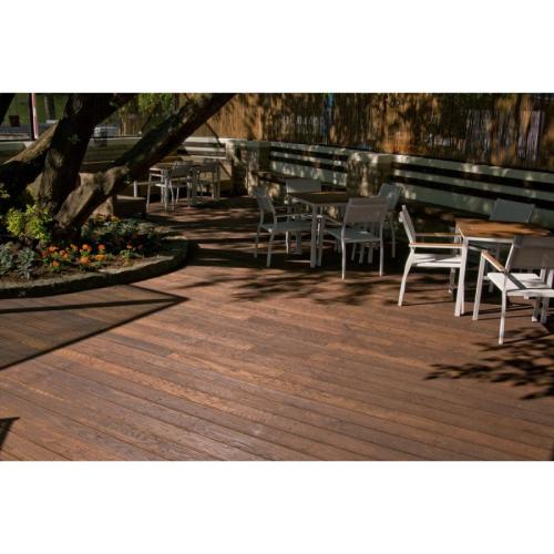 Deska tarasowa ryflowana thermo jesion D32 Thermory 20x132 Select