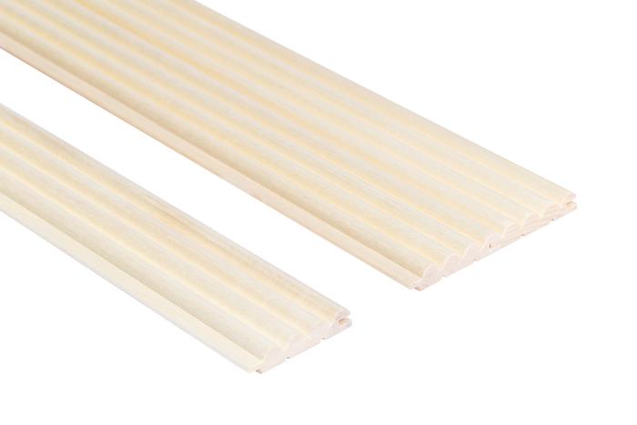 Panele do wnętrz/do sauny osika biała SRP Thermory 15x82 Select