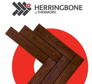 Deska tarasowa thermo jesion Herringbone Thermory 
