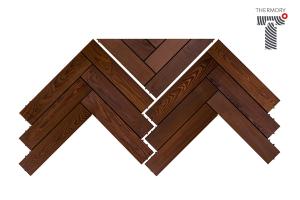 Deska tarasowa thermo jesion Herringbone Thermory 