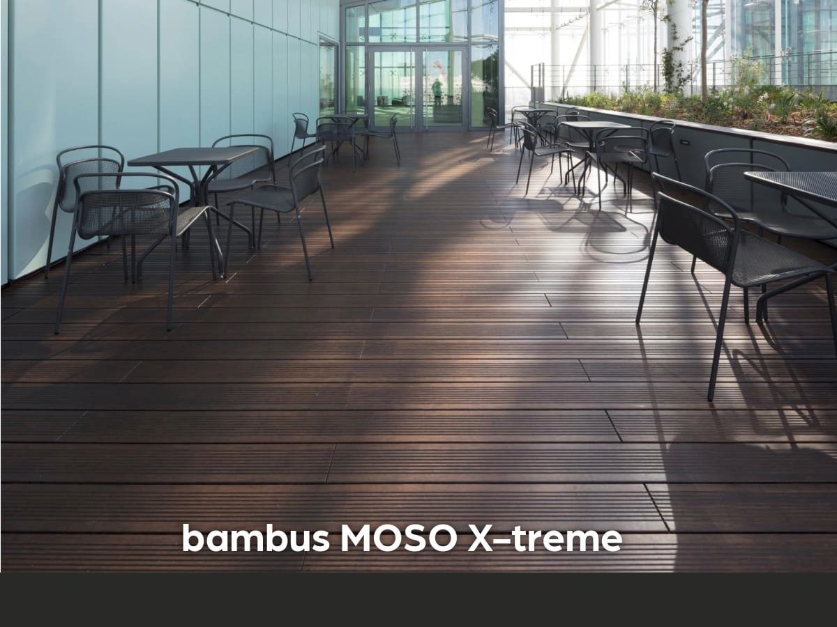 Deska tarasowa bambusowa ryflowana MOSO X-treme