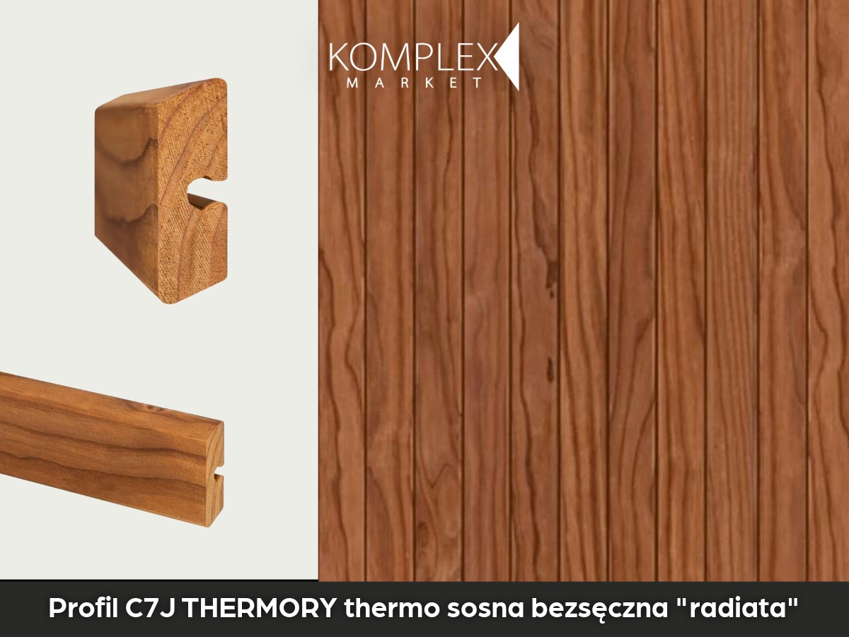 Profil elewacyjny C7J THERMORY thermo sosna radiata