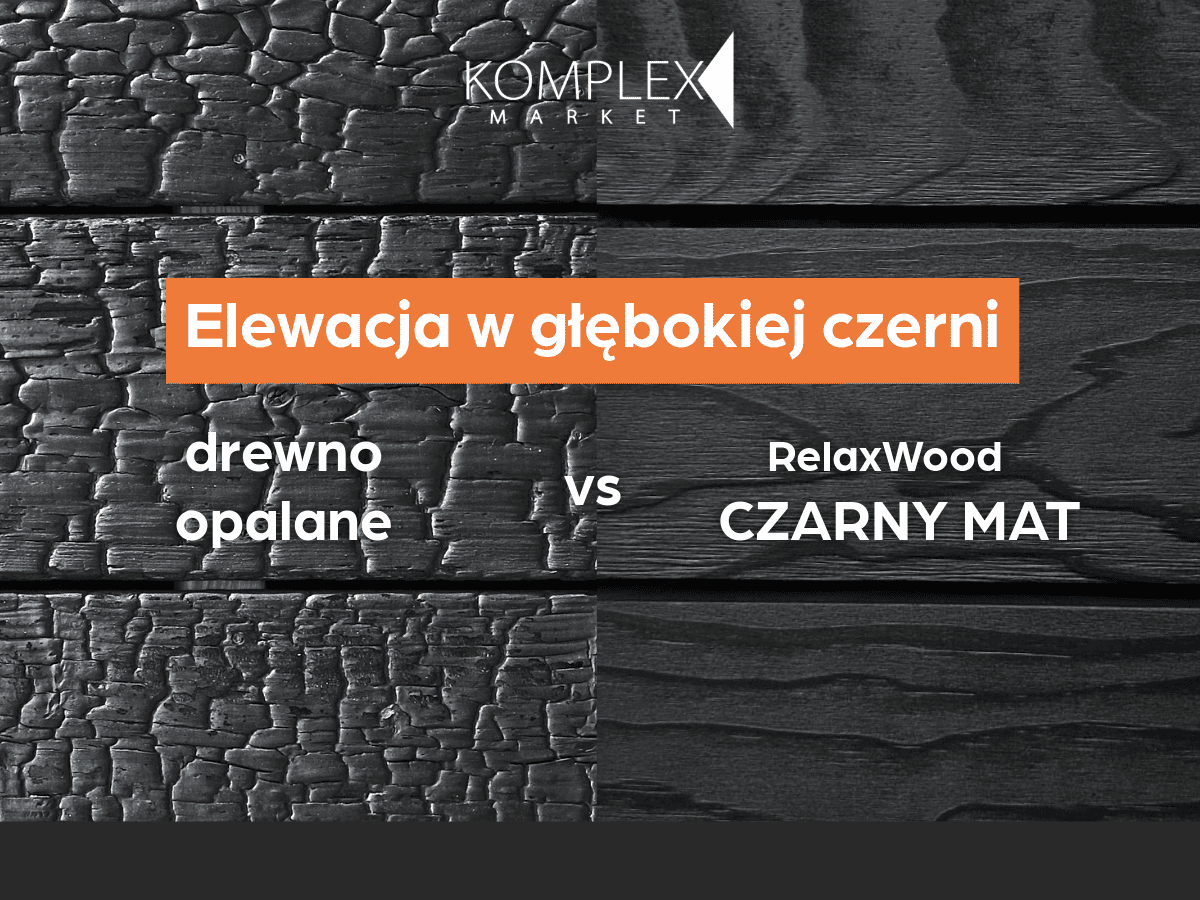 Elewacja w głębokiej czerni